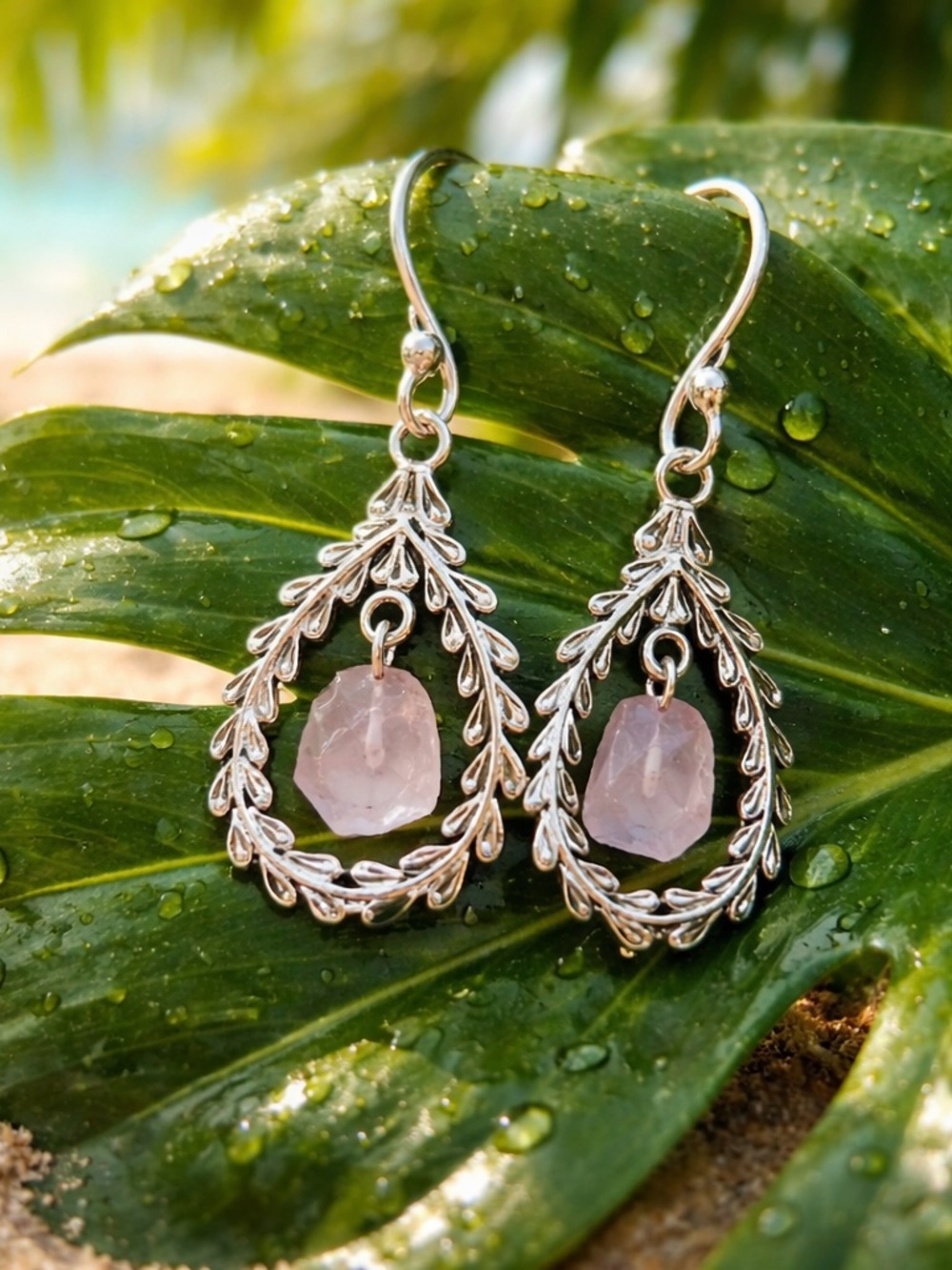 Morganite Earrings
